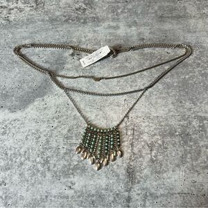 Lucky brand three strand necklace NWT